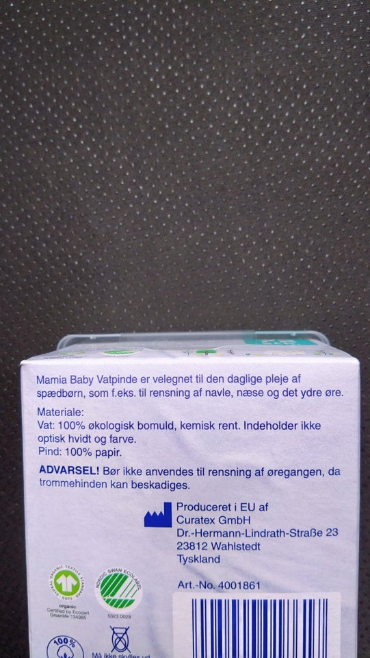 Andet, Øko og svanemærkede baby