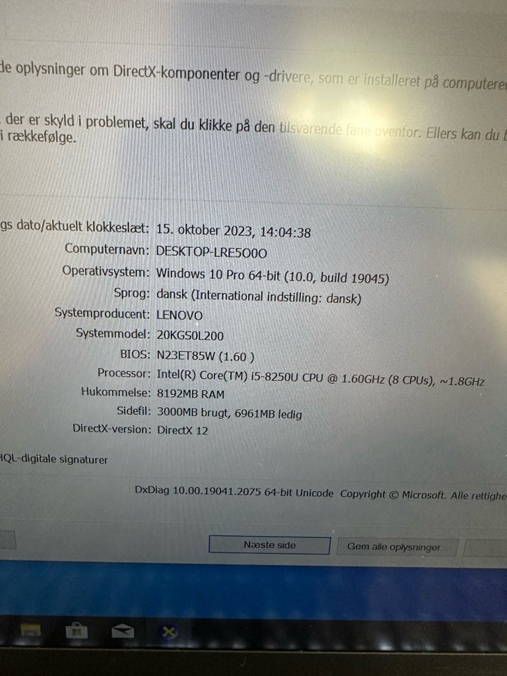 Lenovo X1 Carbon gen 6 Core i5 GHz 8