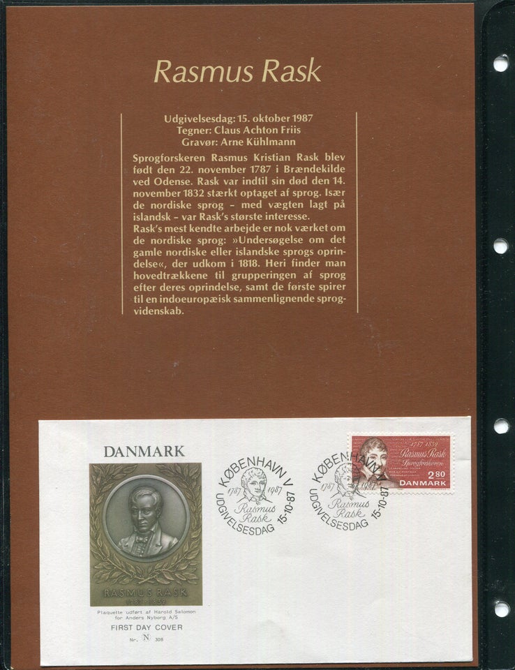 Danmark, 39 FDC med specialark