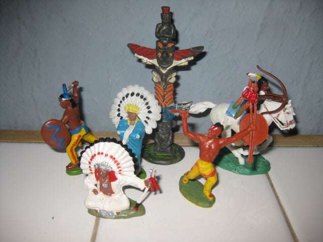 Figurer, Indianerlejr, Britains