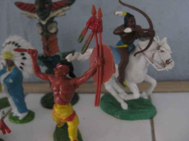 Figurer, Indianerlejr, Britains