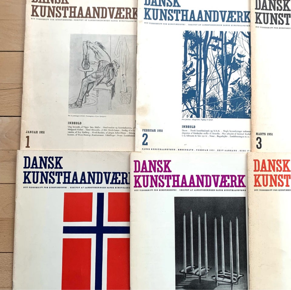 Dansk Kunsthaandværk 1951, emne: