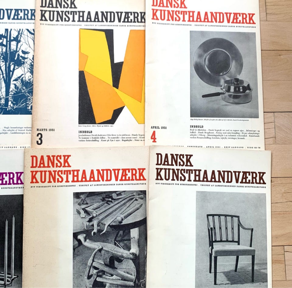 Dansk Kunsthaandværk 1951, emne: