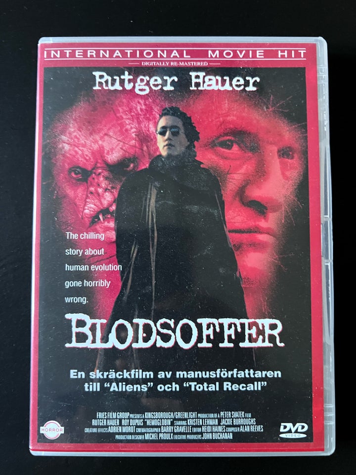 Blodsoffer, DVD, gyser