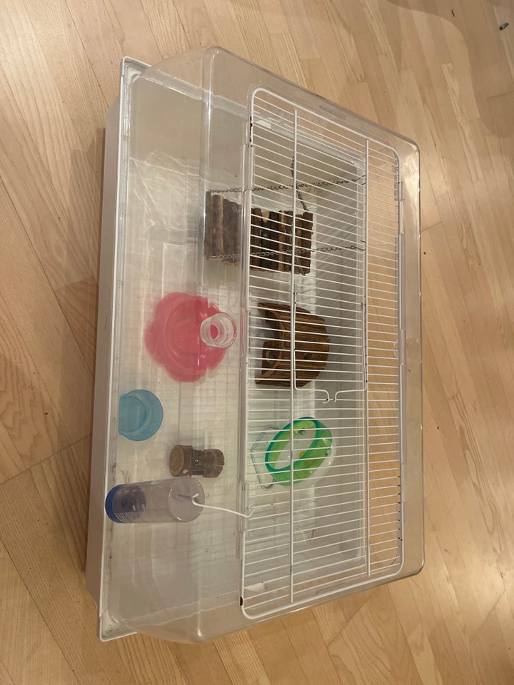 Hamsterbur med tilbehør, b: 70 d: 45