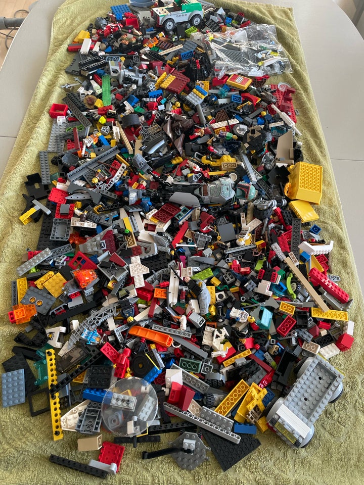 Lego blandet, 3,9 kilo blandet Lego