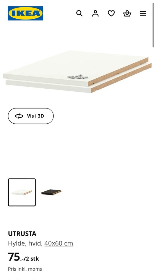 Tilbehør til reol, Ikea