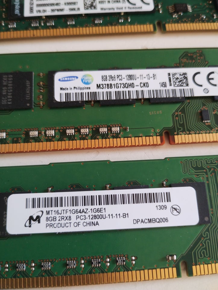 Kingston, 16 gb, DDR3 SDRAM