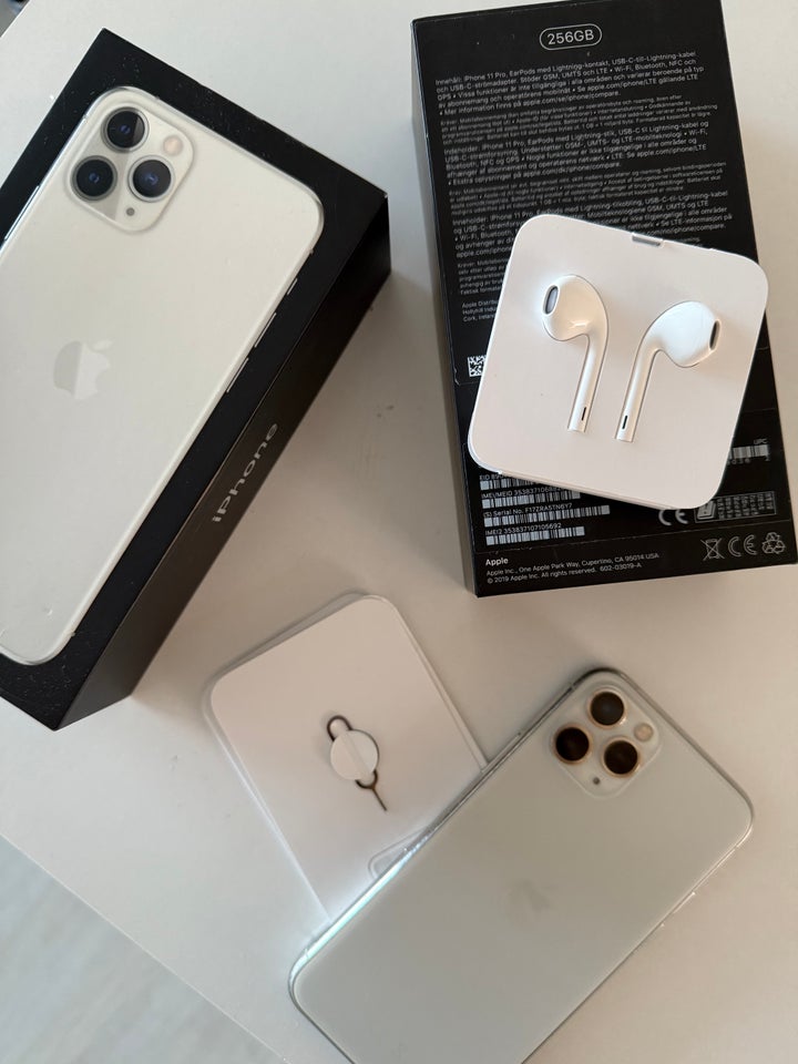 iPhone 11 Pro, 256 GB, hvid