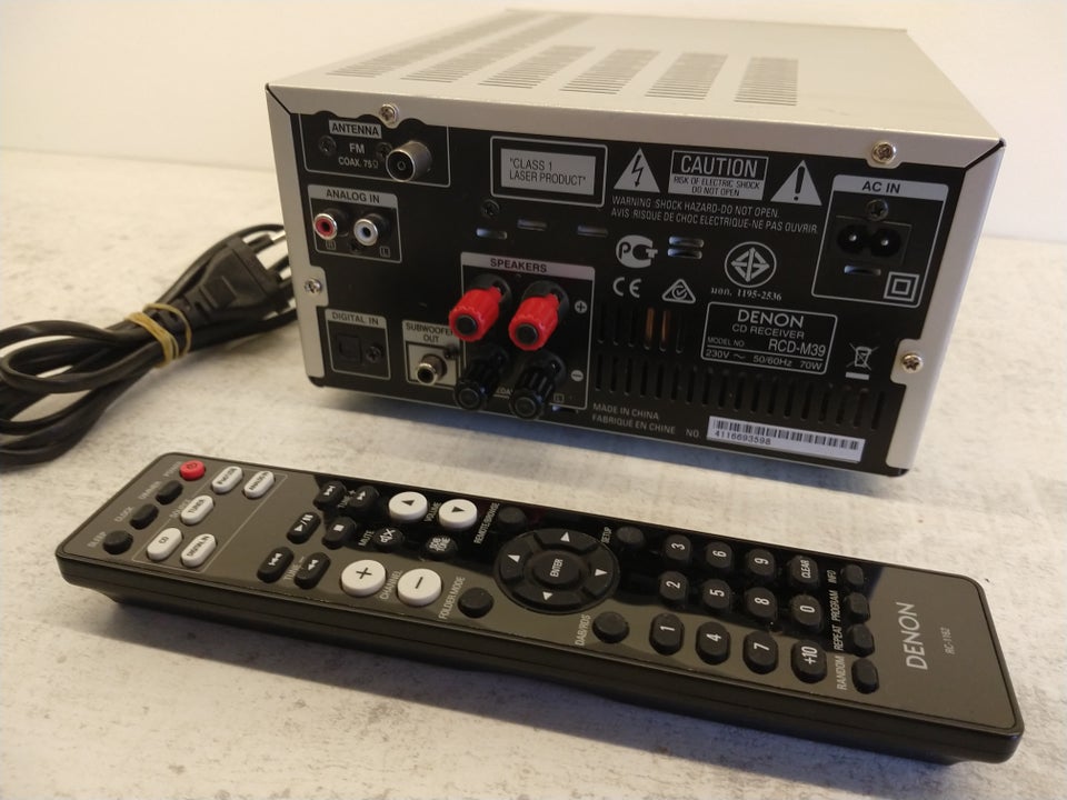 Receiver, Denon, RCD-M39