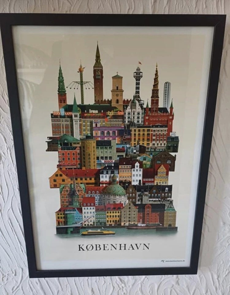 Indrammet København plakat,