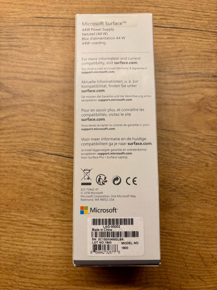 Oplader, t. Microsoft, Perfekt