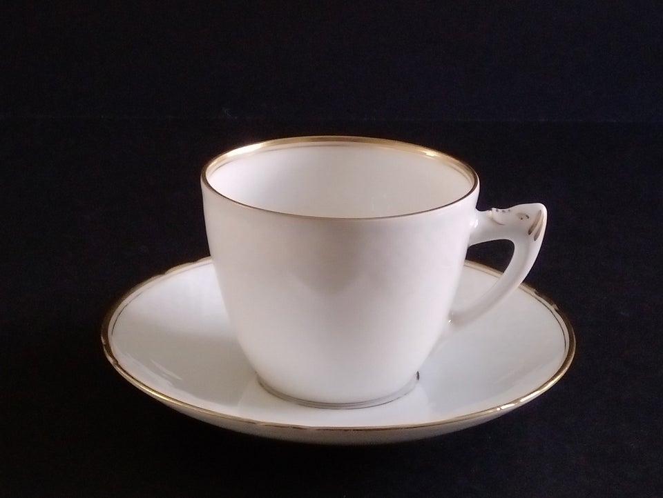 Porcelæn Kaffekop m underkop