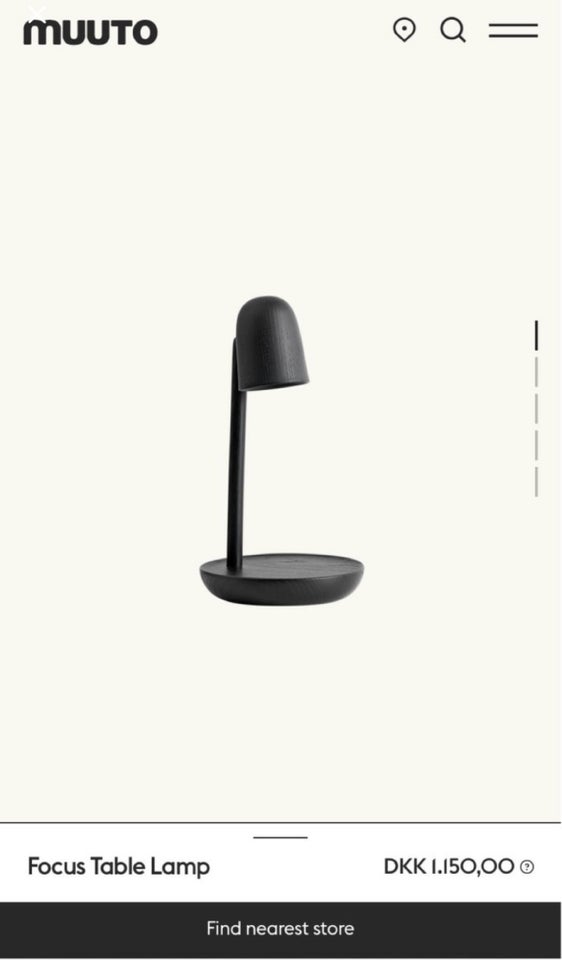 Anden bordlampe, Muuto