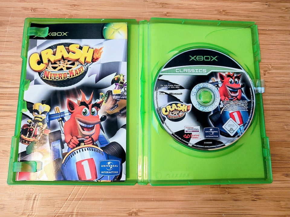 Crash Double Pack sjælden Xbox