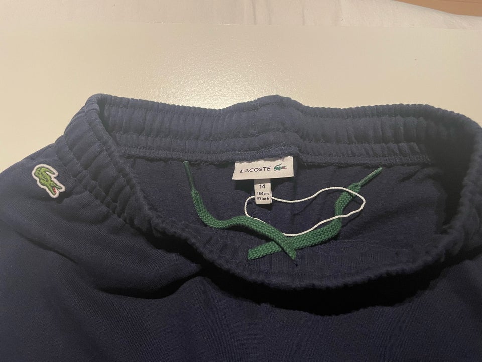 Bukser, Blå fleece jogger, Lacoste