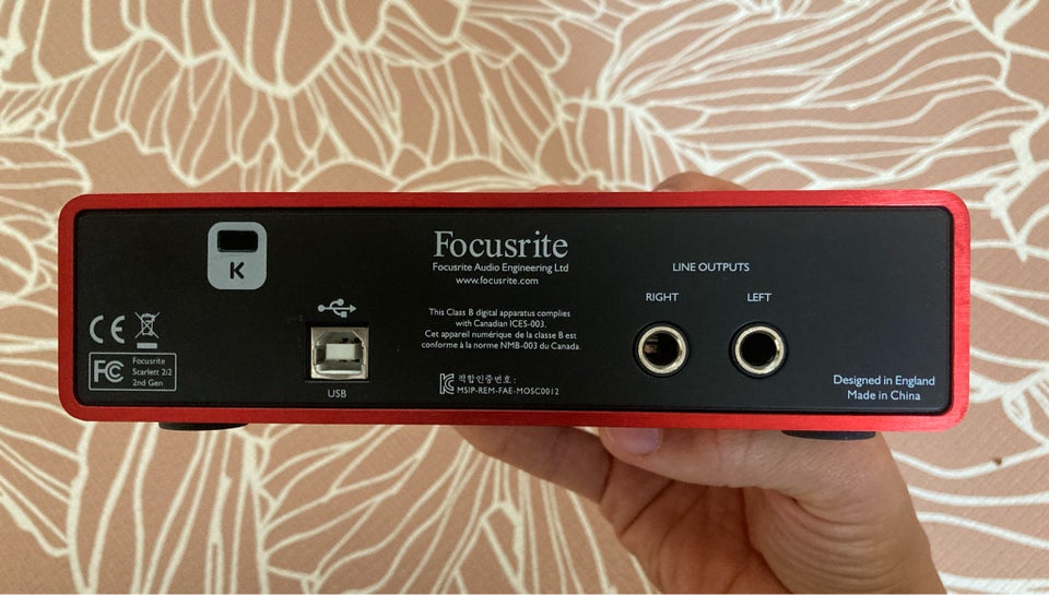 Lydkort, Focusrite Scarlett 2i2