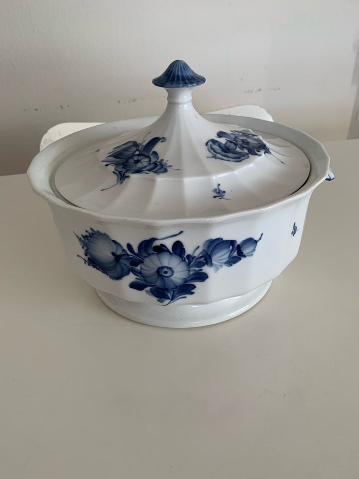 Porcelæn Terrin Blå Blomst