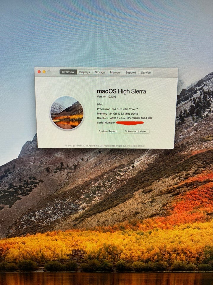 iMac iMac 27 late 2011 34 GHz