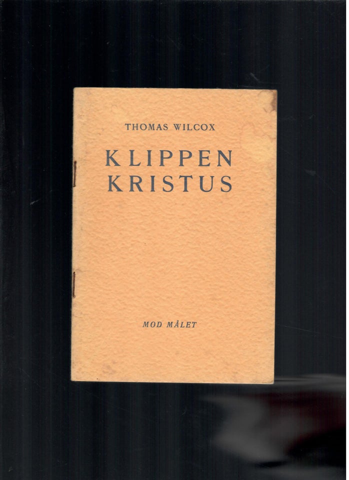 Klippen Kristus, Thomas Wilcox,