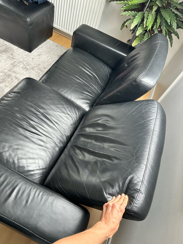 Sofa læder 2 pers