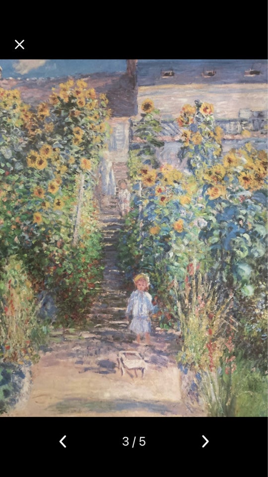 Plakat af Monet maleri Claude