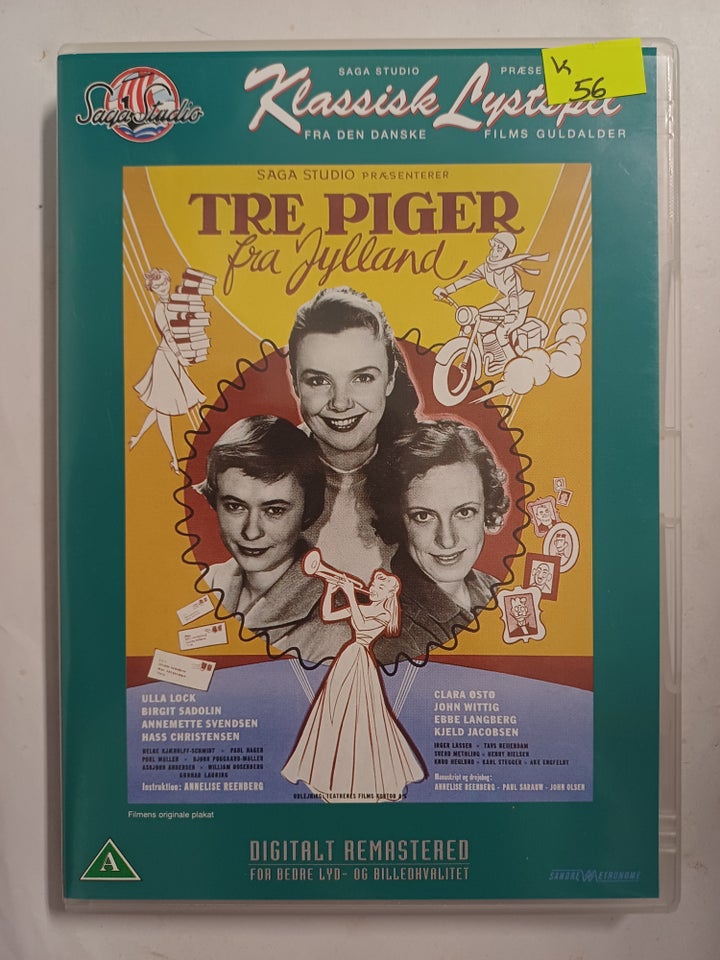 Tre piger fra Jylland DVD