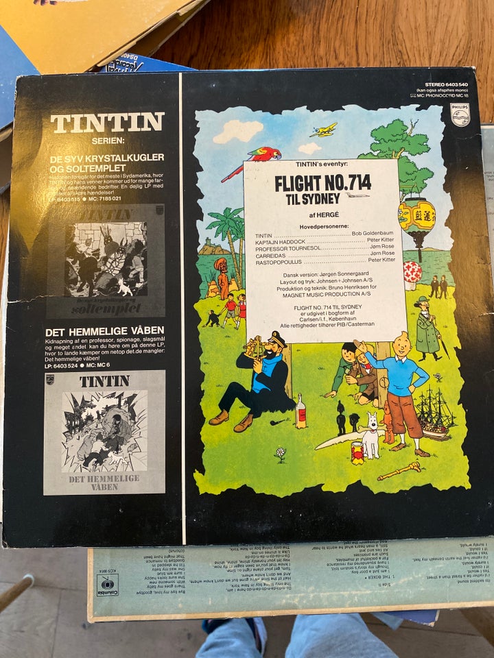 LP, Tintin , Flight no 714