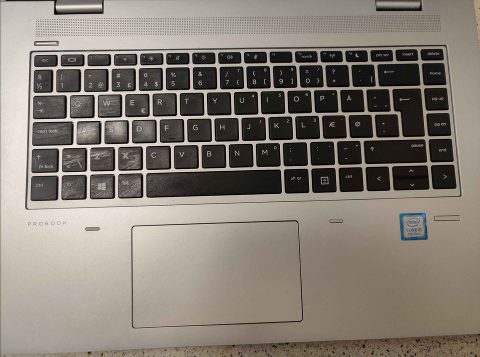 HP Probook G5, 1.8 GHz, 16 GB ram