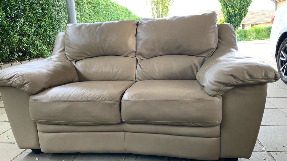 Sofa læder 3+2 lædersofa