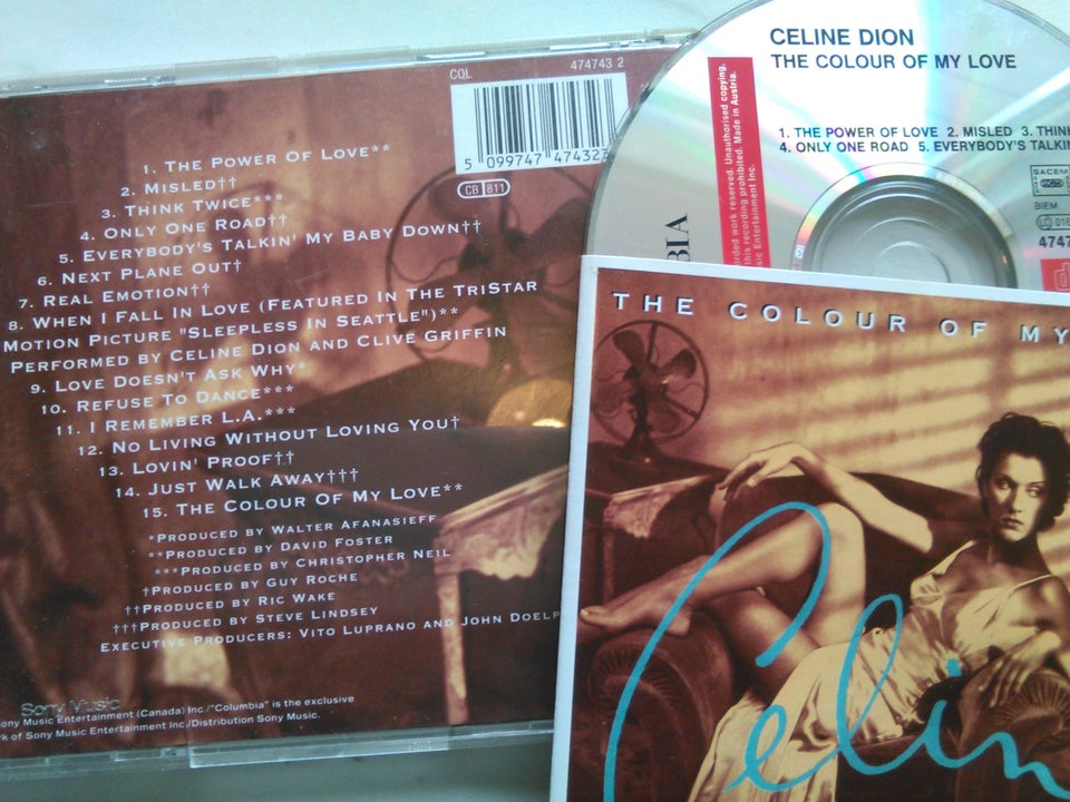 Céline Dion: The colour of my love