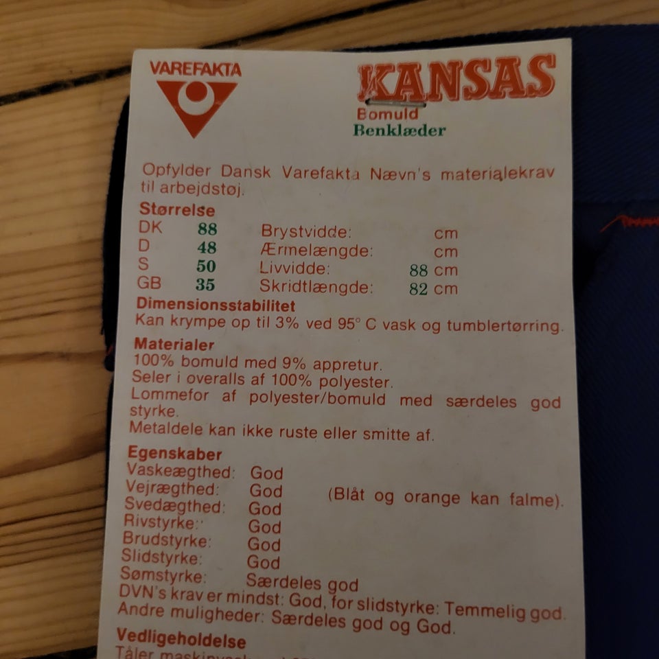 Bukser Kansas str 34