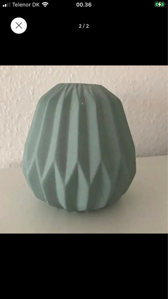 Vase Vase i plisse design