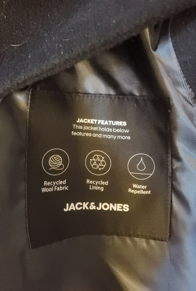 Uldfrakke, str. S, Jack  Jones