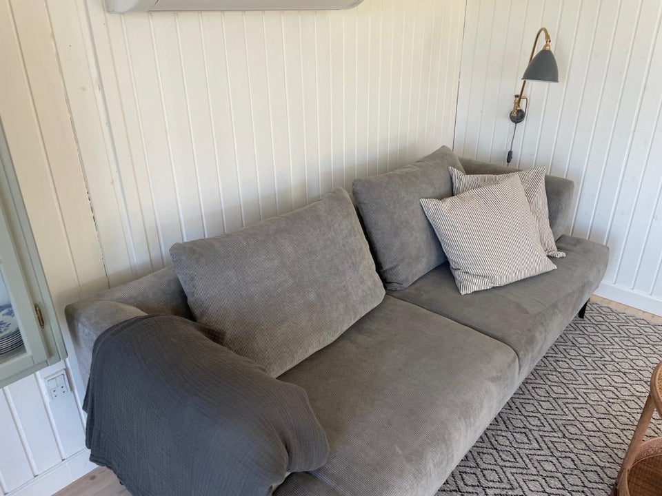 Sofa, fløjl, 3 pers.