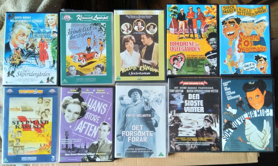 Div. Danske film, DVD, familiefilm