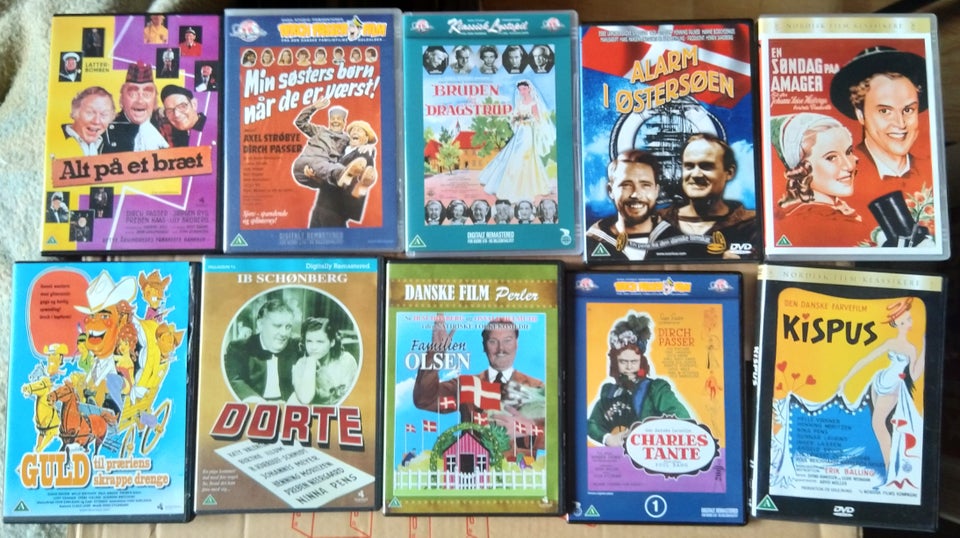 Div. Danske film, DVD, familiefilm