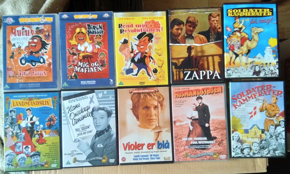 Div. Danske film, DVD, familiefilm