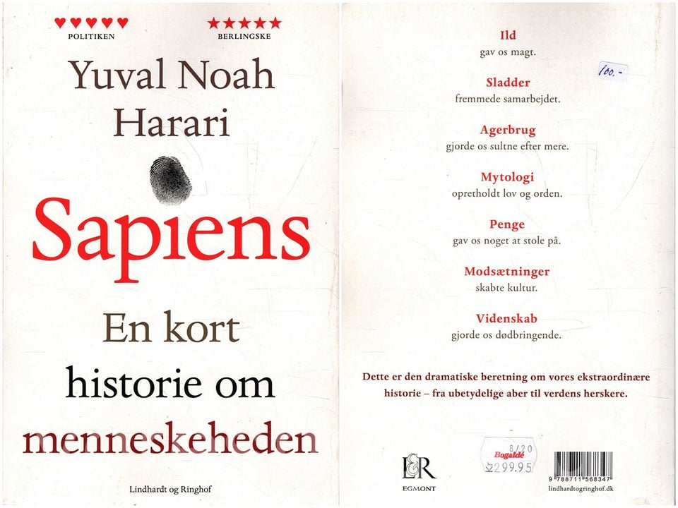 Sapiens, Yuval Noah Harari, emne: