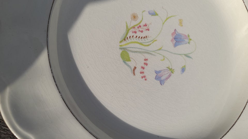 Porcelæn Tallerken Blåklokke