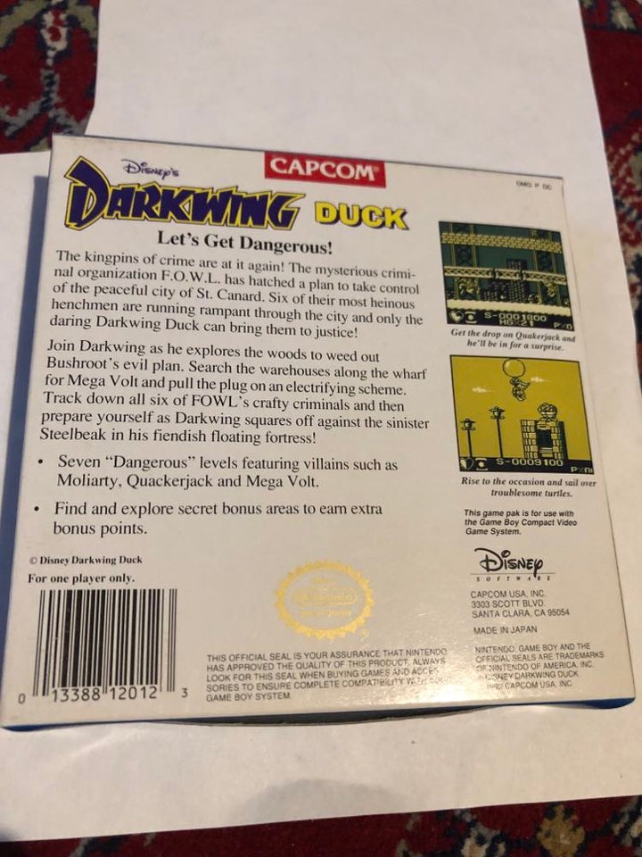 Darkwing Duck, Gameboy