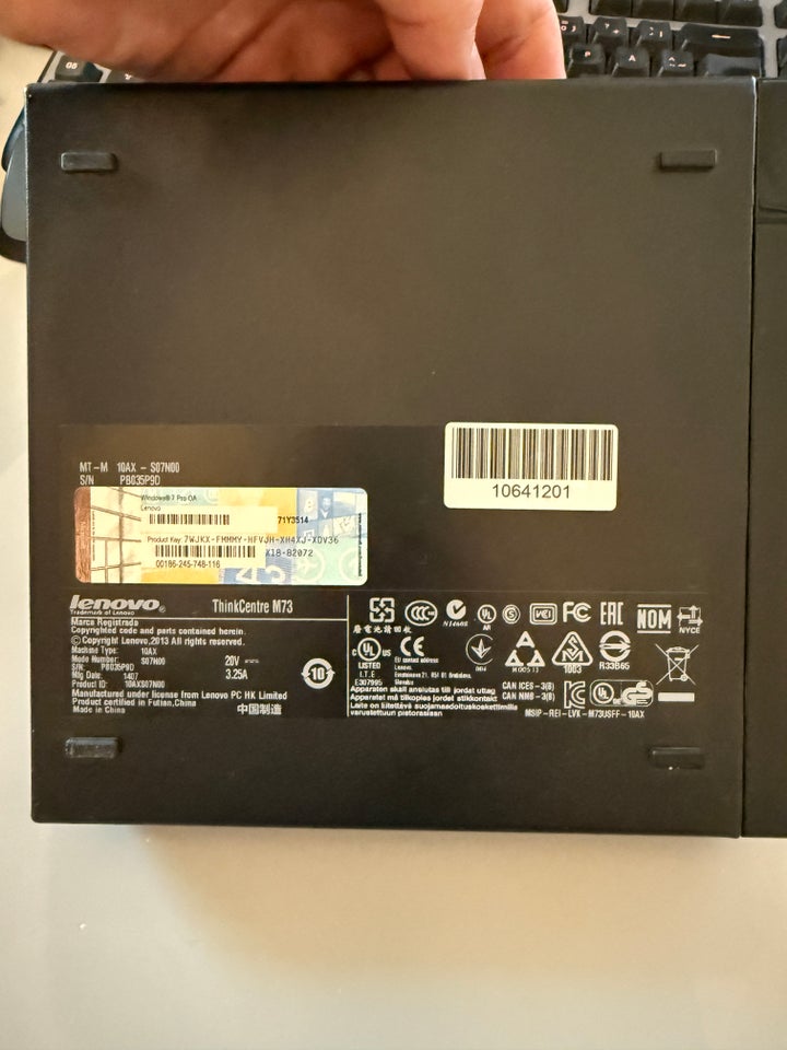 Lenovo, Thinkcentre M73 Tiny, 3,5