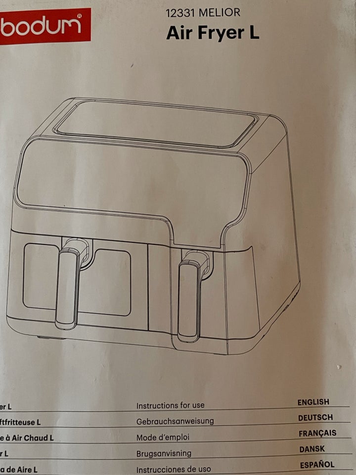 Airfryer, Bodum Melior L