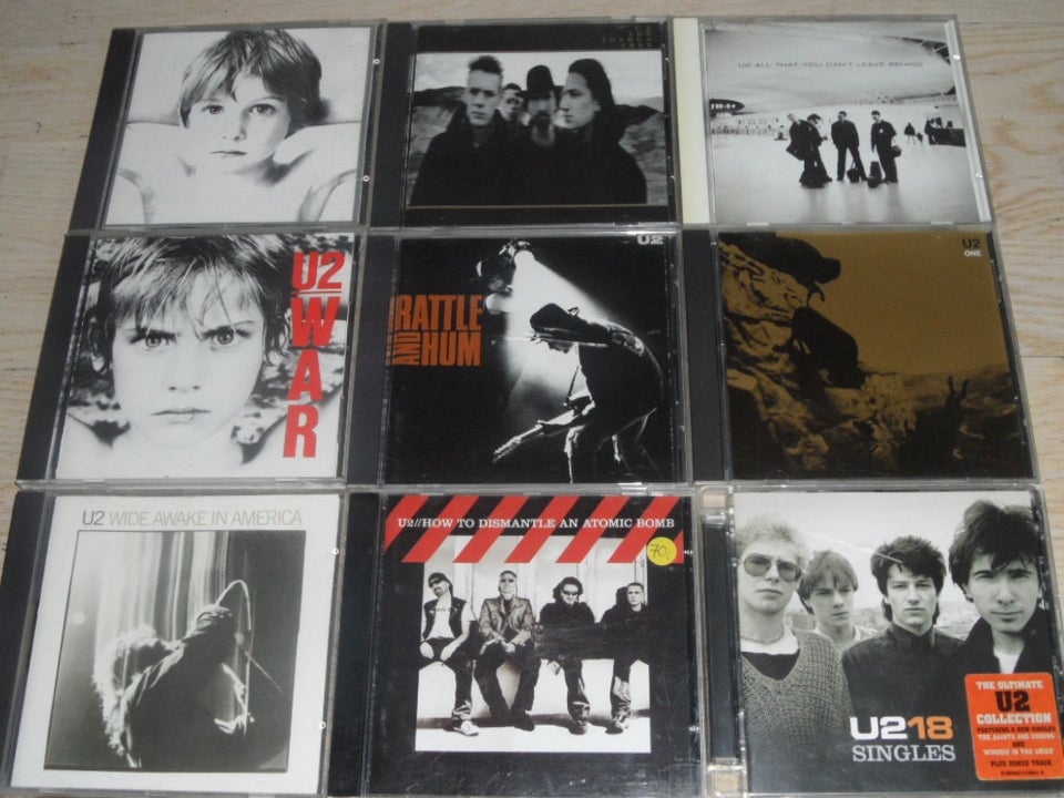 U2: 18 CD MED U2, rock