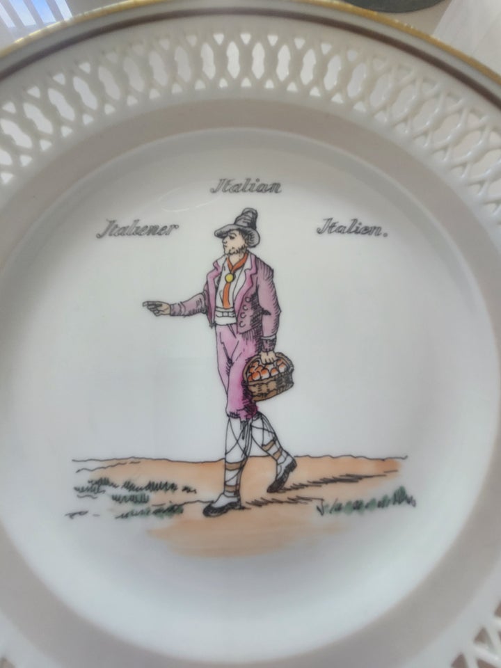 Porcelæn Platte Bing og Grøndalh