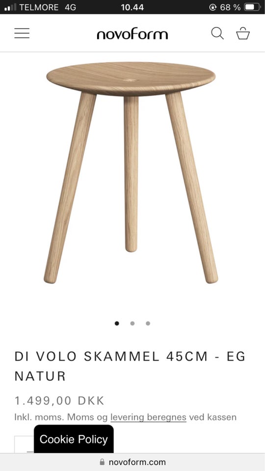 Skammel/ evt sidebord Novoform