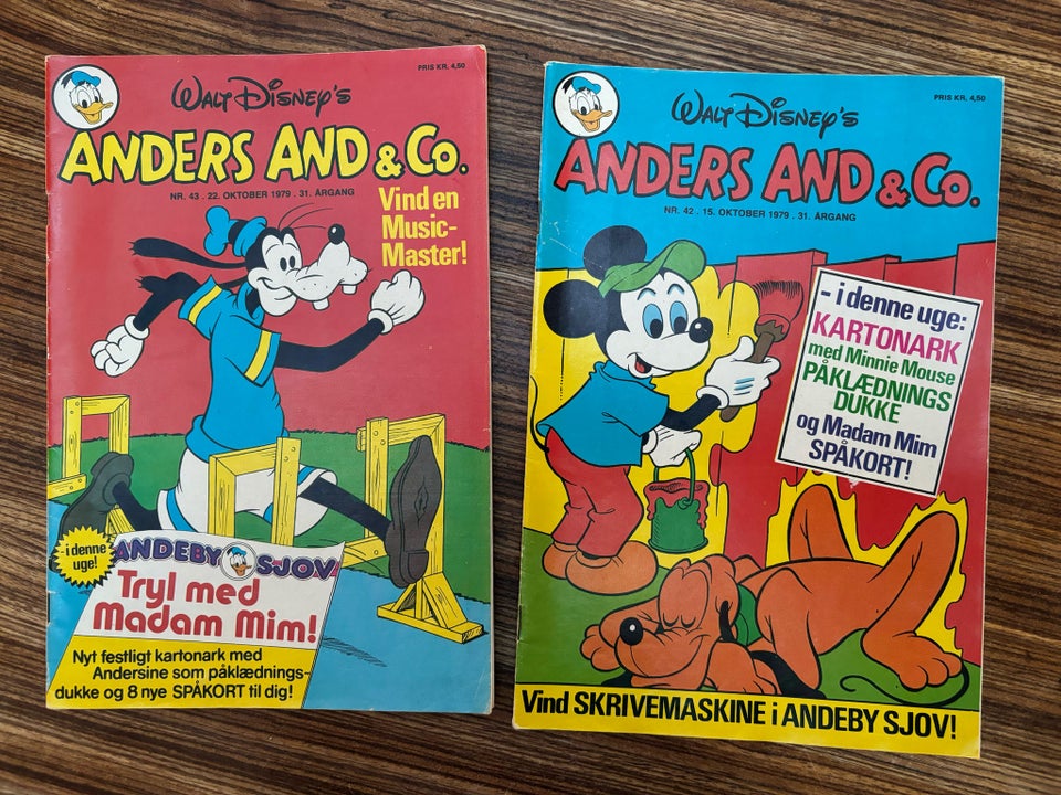 Anders And nr. 42 og 43, 1979, Disney