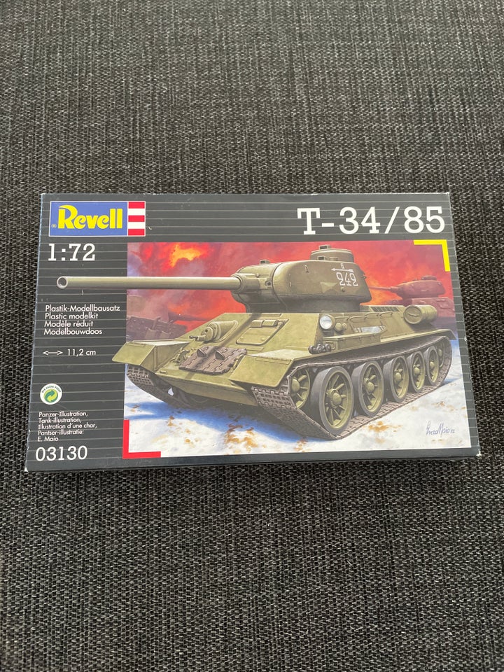 Byggesæt, Revell T-34/85, skala