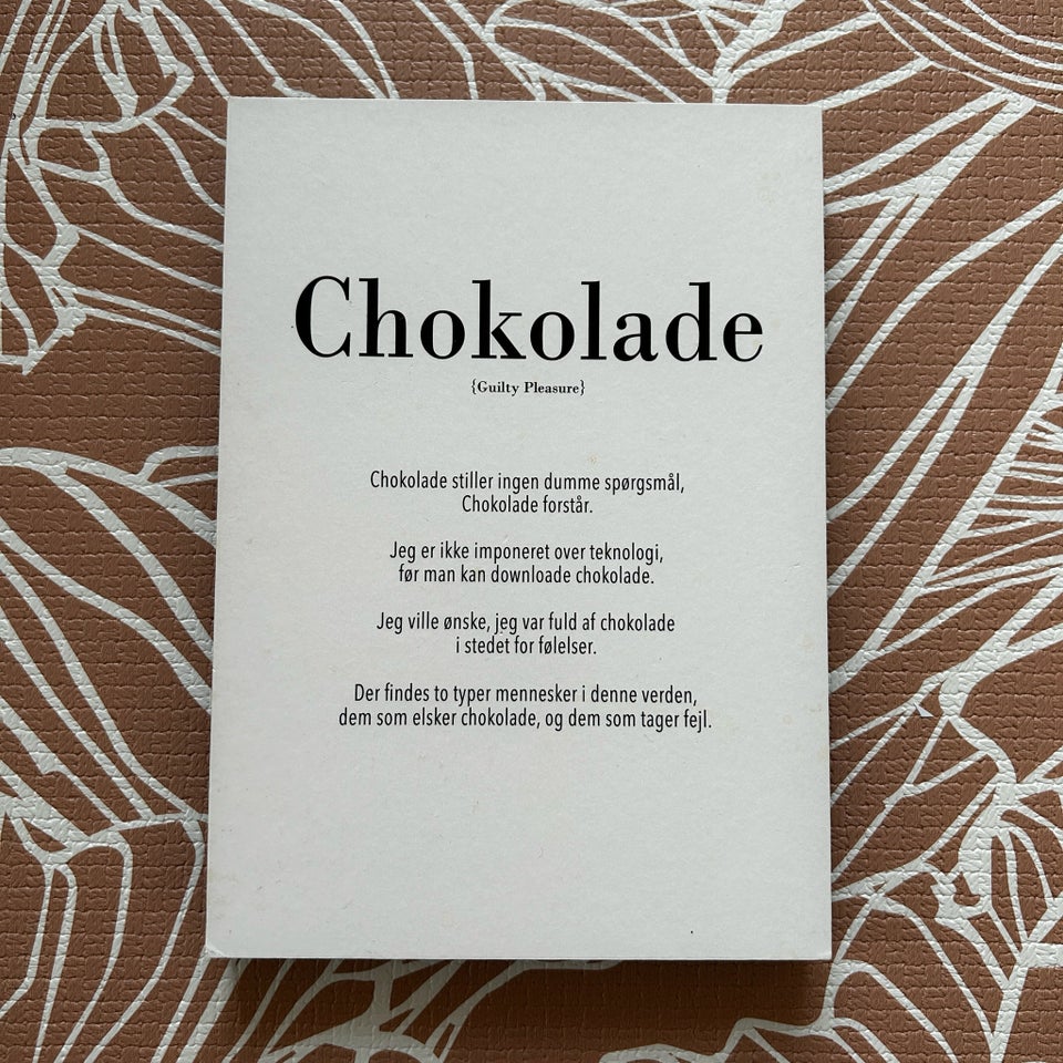 Billede om Chokolade