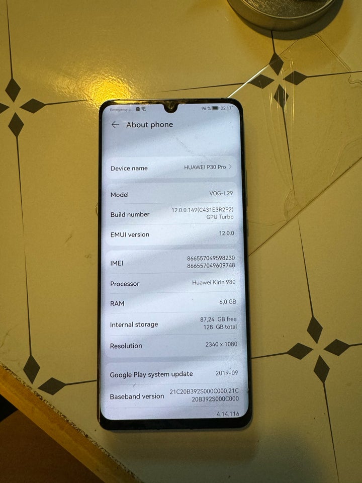 HUAWEI Huawei p30 pro, 6gb , God